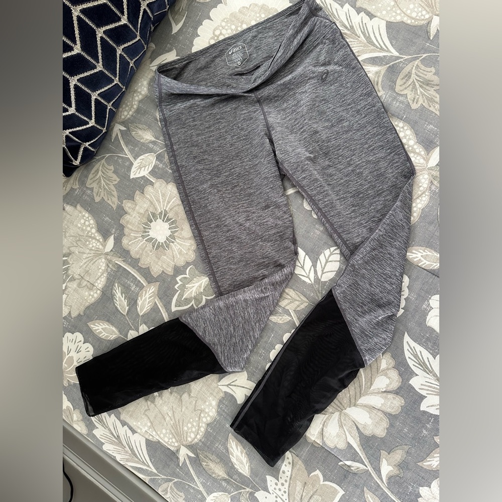 Asics Heathered Gray Performance Leggings